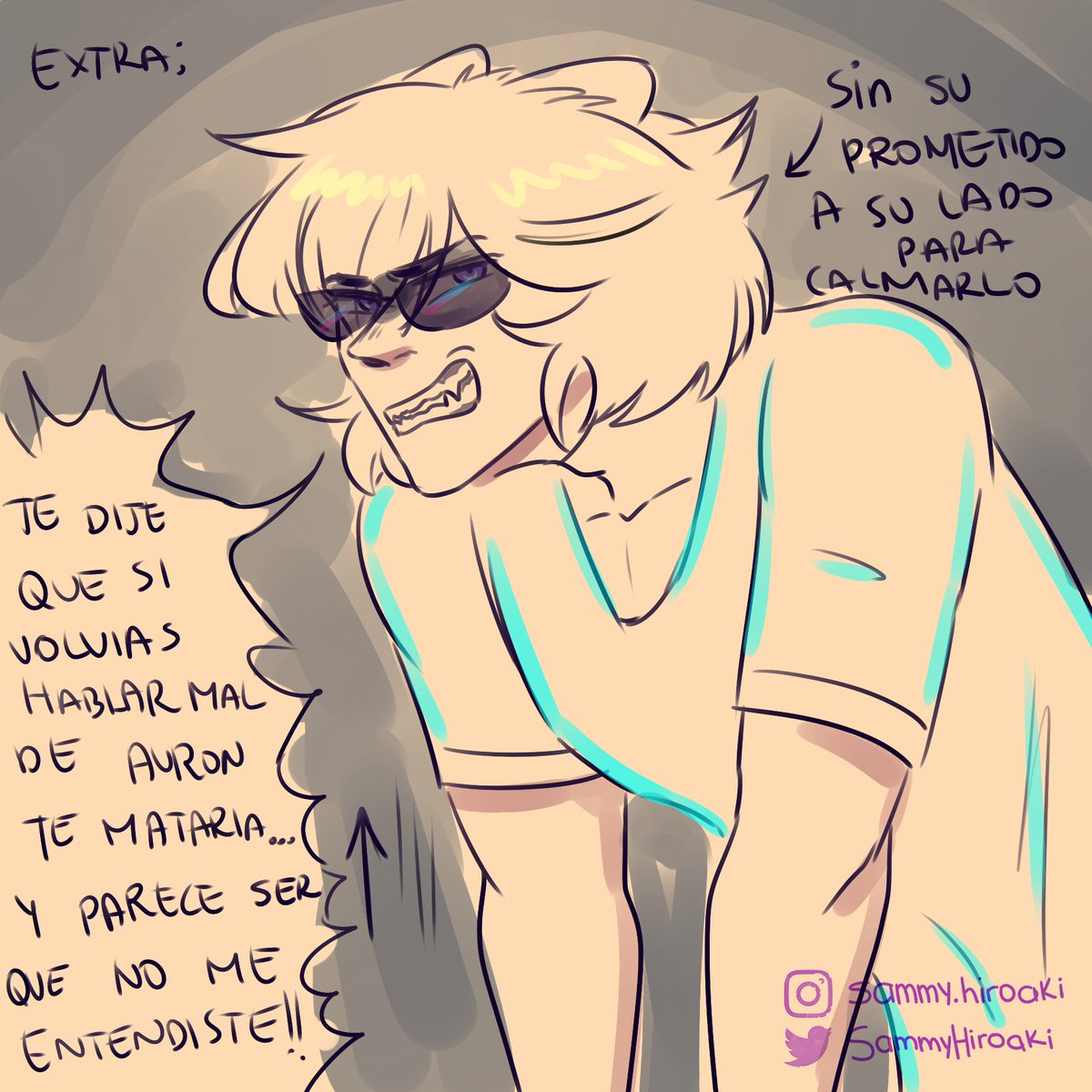 SammyHiroaki's tweet photo. Y en donde el oso solo es una masita suave y cariñosa con Aururun pero si no lo tiene a su lado es el ser más territorial, agresivo y protector
📙Ramo de Violetas - Toni_Blockbuster
NO es canon en la historia
#auron #osoflama #sprnplay #spreenplay #auronplay #bl #boyxbo #aururun https://t.co/Bu8NJaJk25