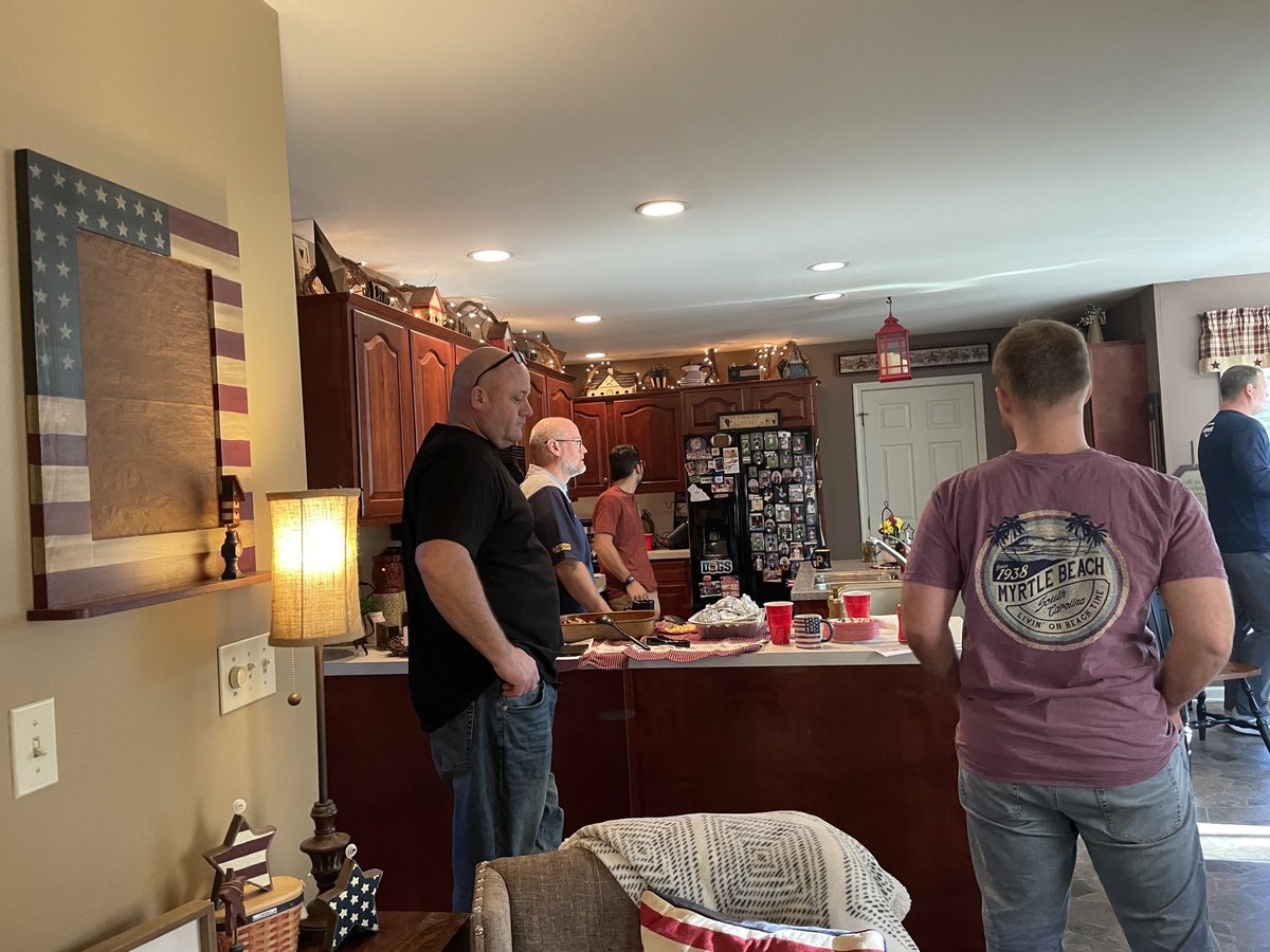 What a GREAT morning together…….. breakfast thx to ⁦<a href="/srakinn/">Heather</a> ….. and GREAT conversation about leadership, baseball, and LIFE. TOGETHER we moved forward today! #family #ALLIN