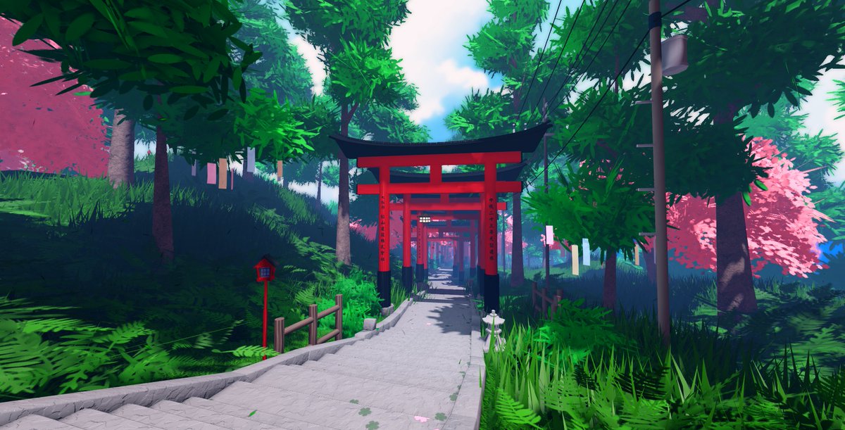 KelvinBlues1's tweet photo. ⛩️ Japanese shrine hiking trail!

#Roblox #RobloxDev https://t.co/uTvpw6erQ9