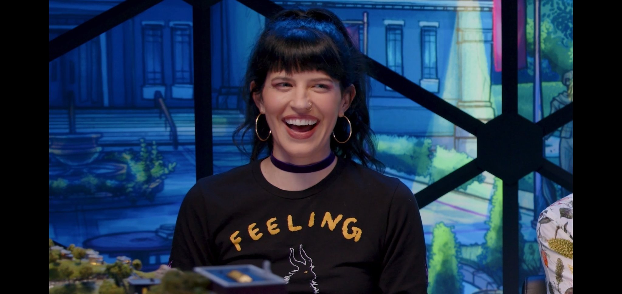 テレビ Emily WornOnTV: Mindy's crystal embellished bustier top on Emily