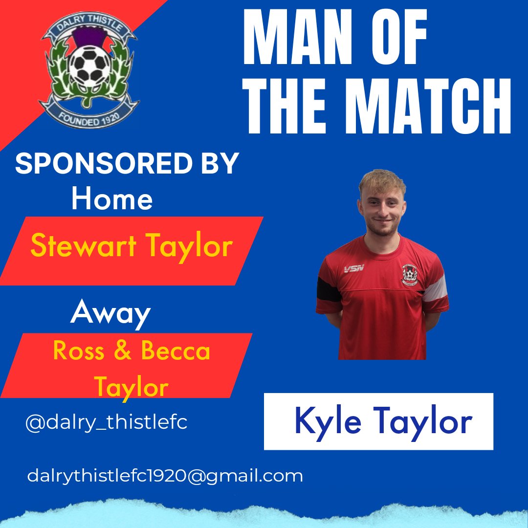 Today's man of the match was Kyle Taylor 👏👏👏