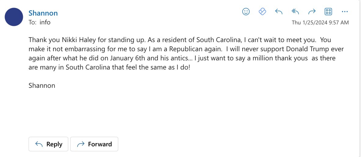 Nikki Haley tweet media
