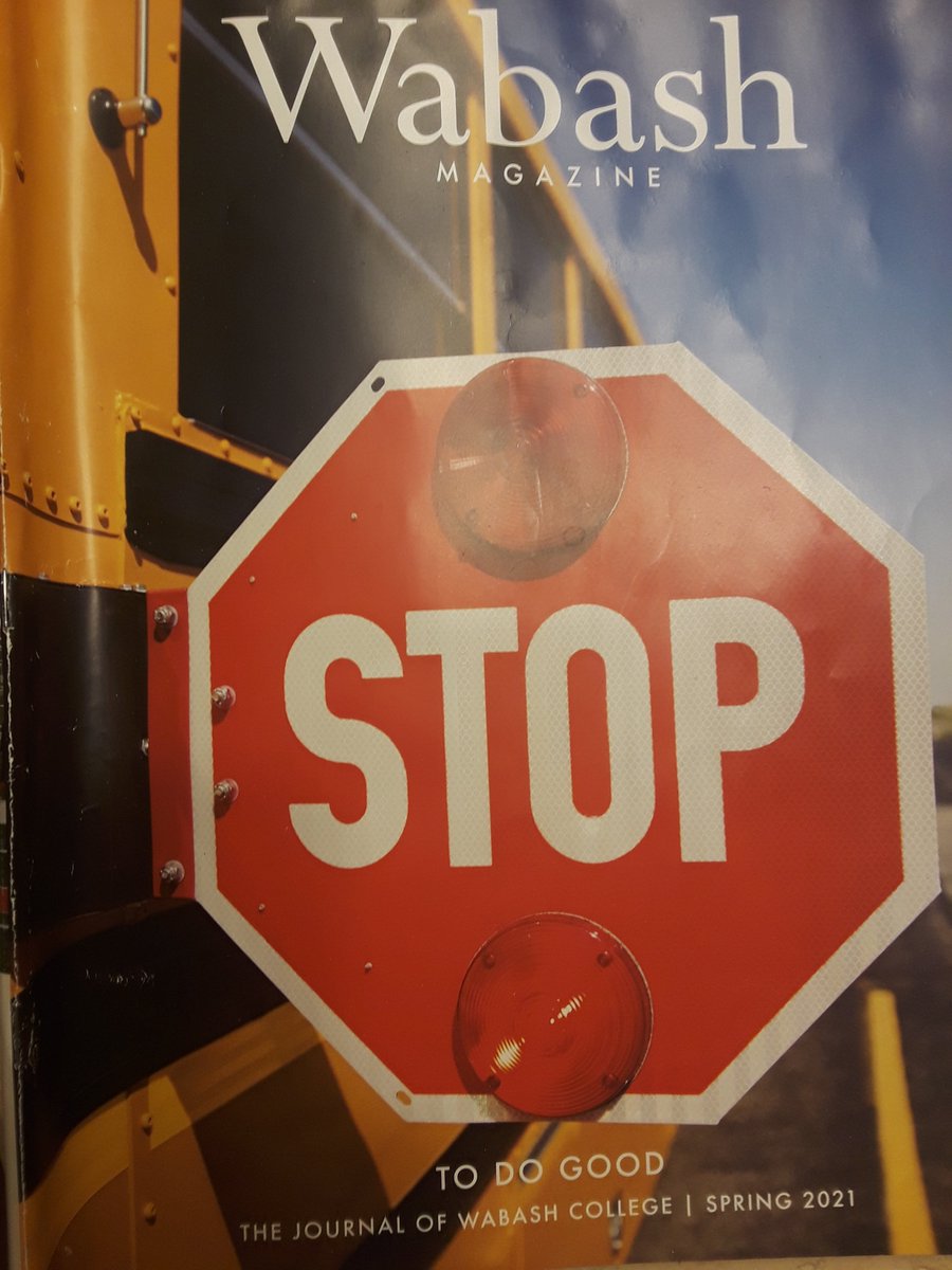 EdwardEvansJr2's tweet photo. I really appreciate this edition of the @WabashCollege magazine because it's a timely reminder of the value of conmitted and inspired educators. I definitely wouldn't be where I am now without several giving that extra guidance. #ClassIsAlwaysInSession https://t.co/LxAviexoUO