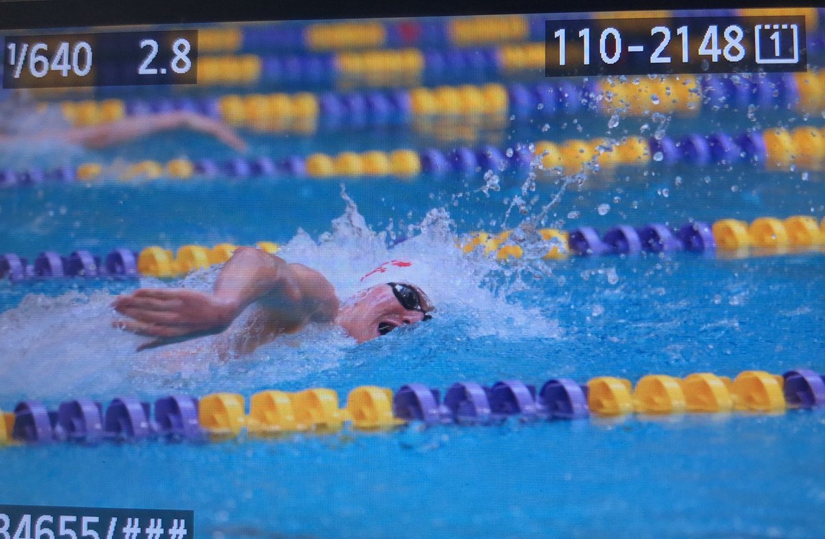 ConSports2's tweet photo. Tipton sophomore Braydon Calonder places fourth in the third heat of the 200 Yard Freestyle, swimming a 1:49.63 for Iowa City High. @TiptonTigersCSD @TiptonAD https://t.co/FDzYtWHP7f