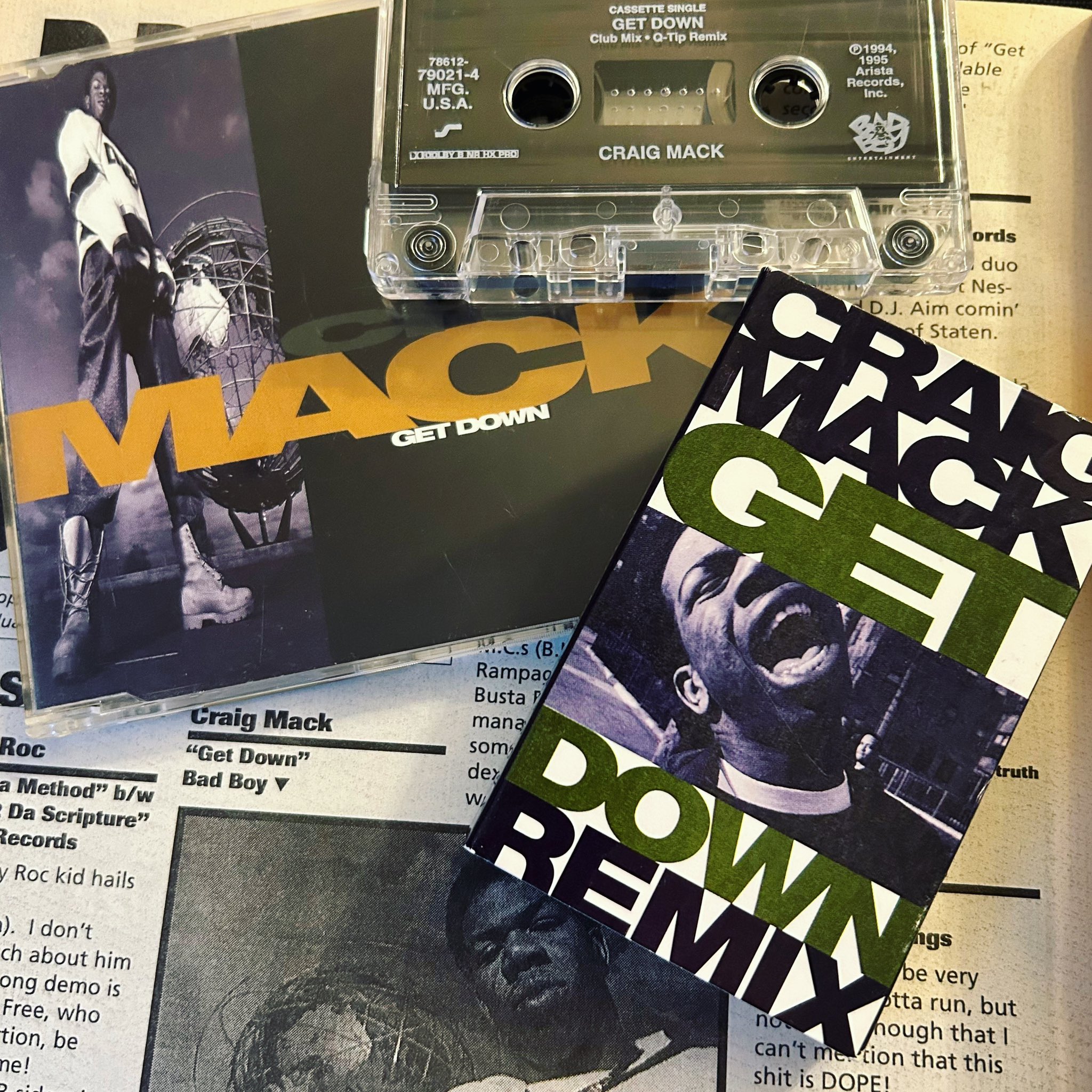 Craig Mack: Get Down Remix: Cassette Single Craig Mack: Get Down Remix: Cassette Single