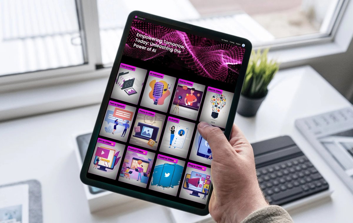 jvzoopro's tweet image. Cosmo AI is a game-changer for AI content creation. Turn text, ideas, and URLs into 4K AI videos with ease. #cosmoai #aicontent

Know More: tinyurl.com/5xwm43uv