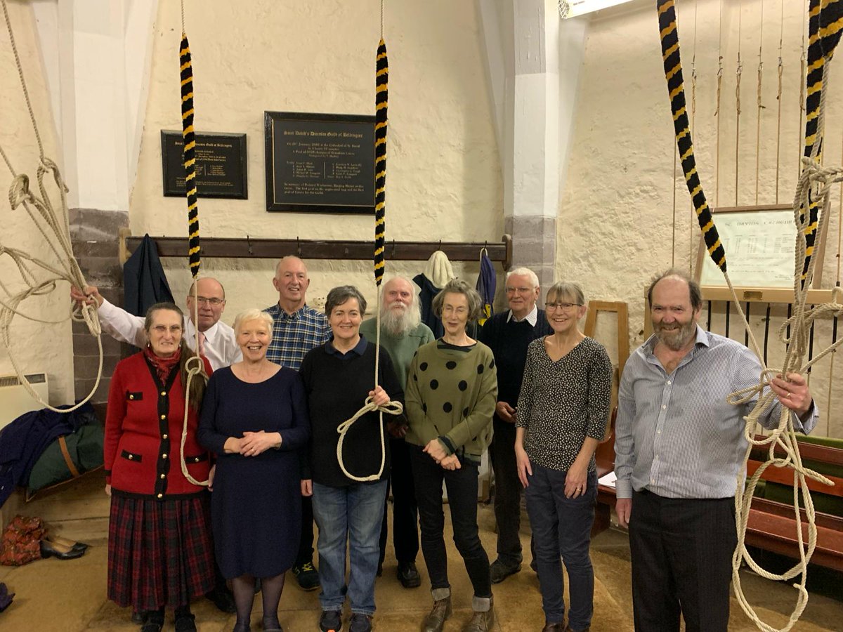 St Davids Cathedral Bellringers (@stdavidsbells) on Twitter photo We celebrated the enthronement of the Right Reverend Dorrien Davies as 130th Bishop of St Davids this afternoon! Rang a quarter of Plain Bob Caters with friends from the diocese. <a href="/StDavidsCath/">St Davids Cathedral</a> We celebrated the enthronement of the Right Reverend Dorrien Davies as 130th Bishop of St Davids this afternoon! Rang a quarter of Plain Bob Caters with friends from the diocese. <a href="/StDavidsCath/">St Davids Cathedral</a>