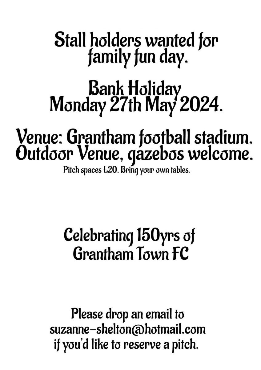 gdcs2013's tweet photo. If you would like to partake in this event please see how to contact Suze. #Lincsconnect #Grantham https://t.co/0vHV49fv8q