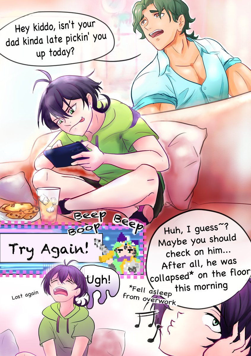 pancakebatter28's tweet photo. "Neighbors" (1-3)
- a #matchablossom au comic where Kaoru's adopted son Miya keeps sneaking over to the new hot chef neighbor's house (fic in progress!)

Done for @mbanthology -🔗 https://t.co/0EAoJobU8m 
#SK8THEINFINITY #SK8エスケーエイト https://t.co/Ts9h3jmx78