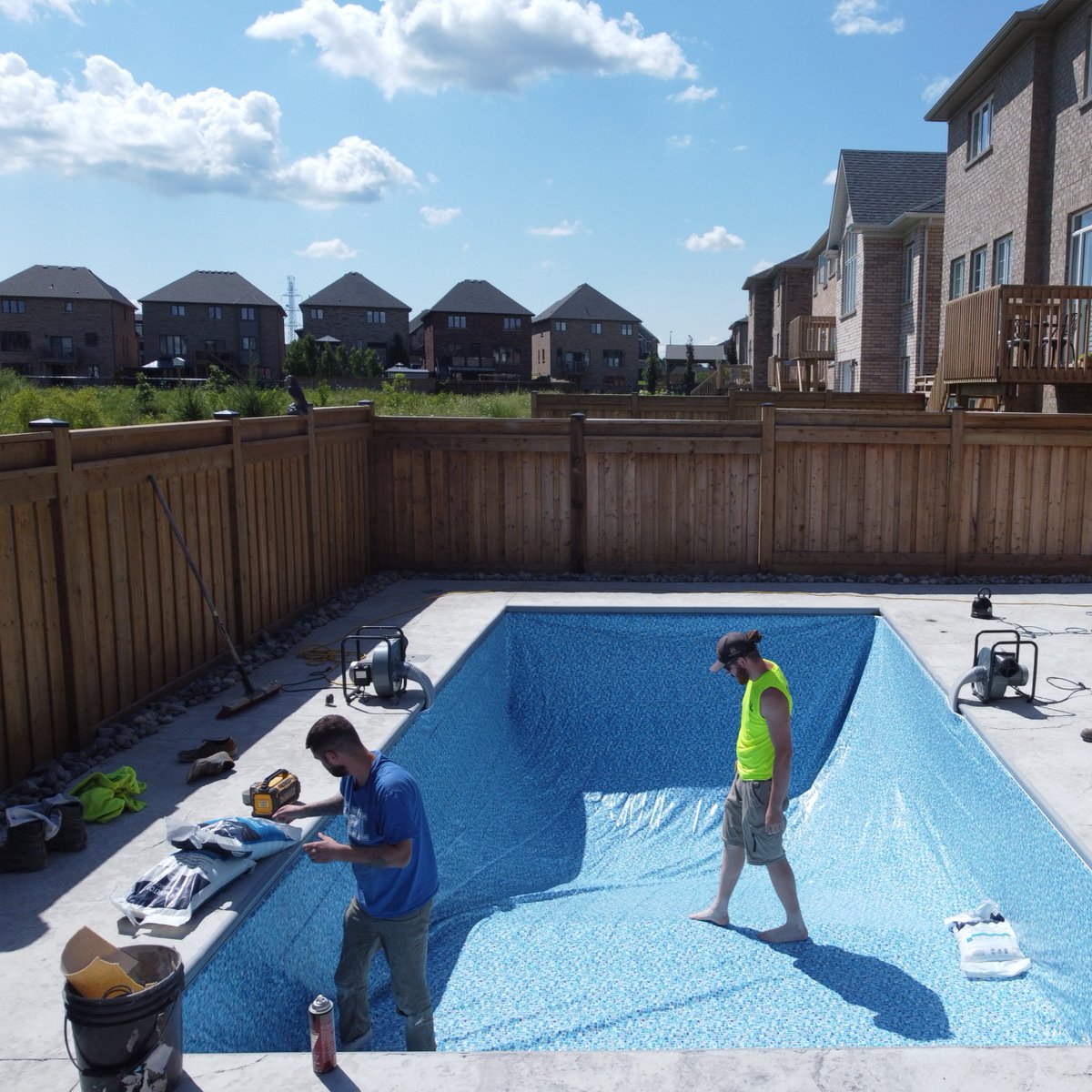 Looking forward to lots of new pool projects this season..⚒️💦🏊