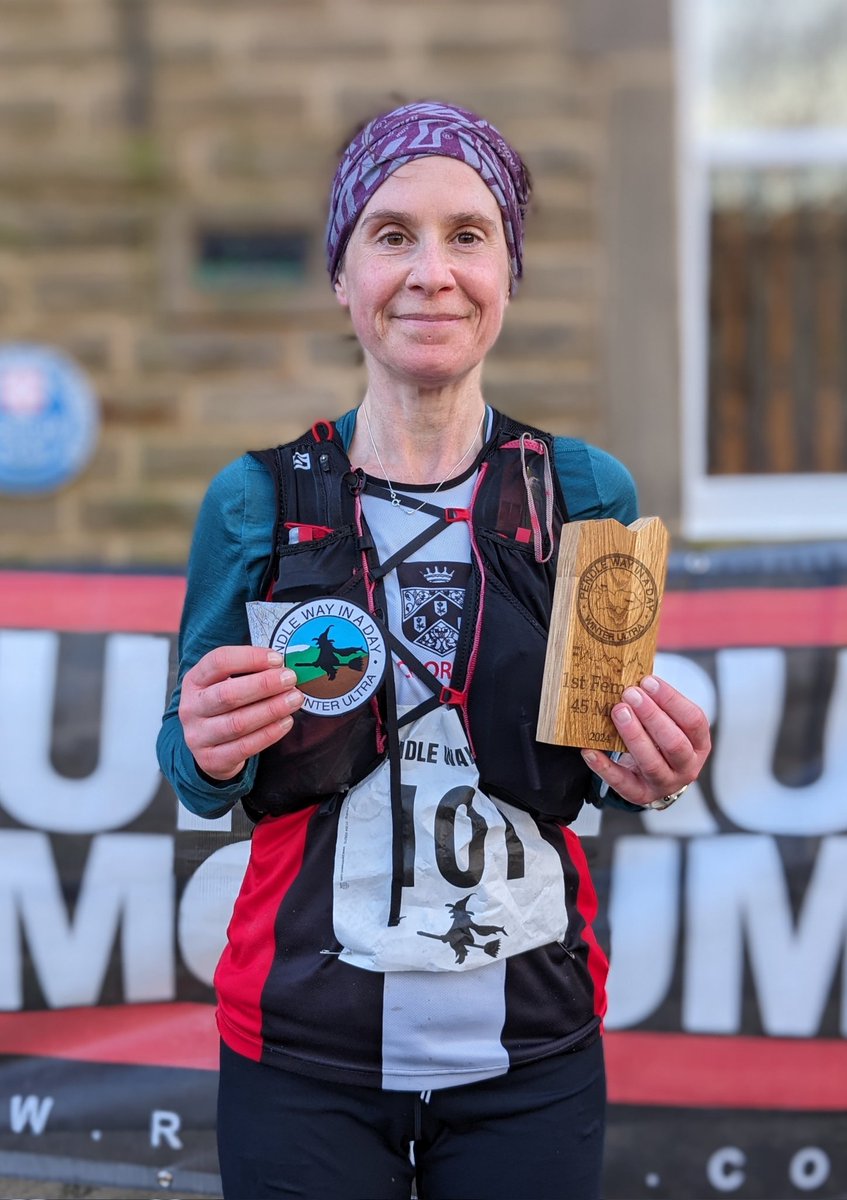 PendleWay's tweet photo. Our 45mile Female Winner
Katherine Klunder in 8:14:38 !! 👏

#pendleway #pendlewayinaday https://t.co/oKmlf0yG5k