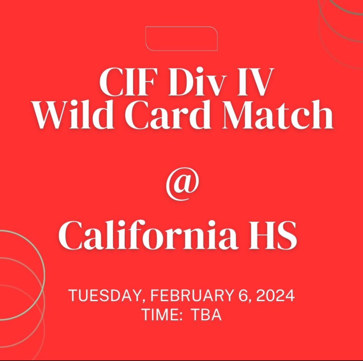 CIF Div IV Playoffs- Here we go!!!