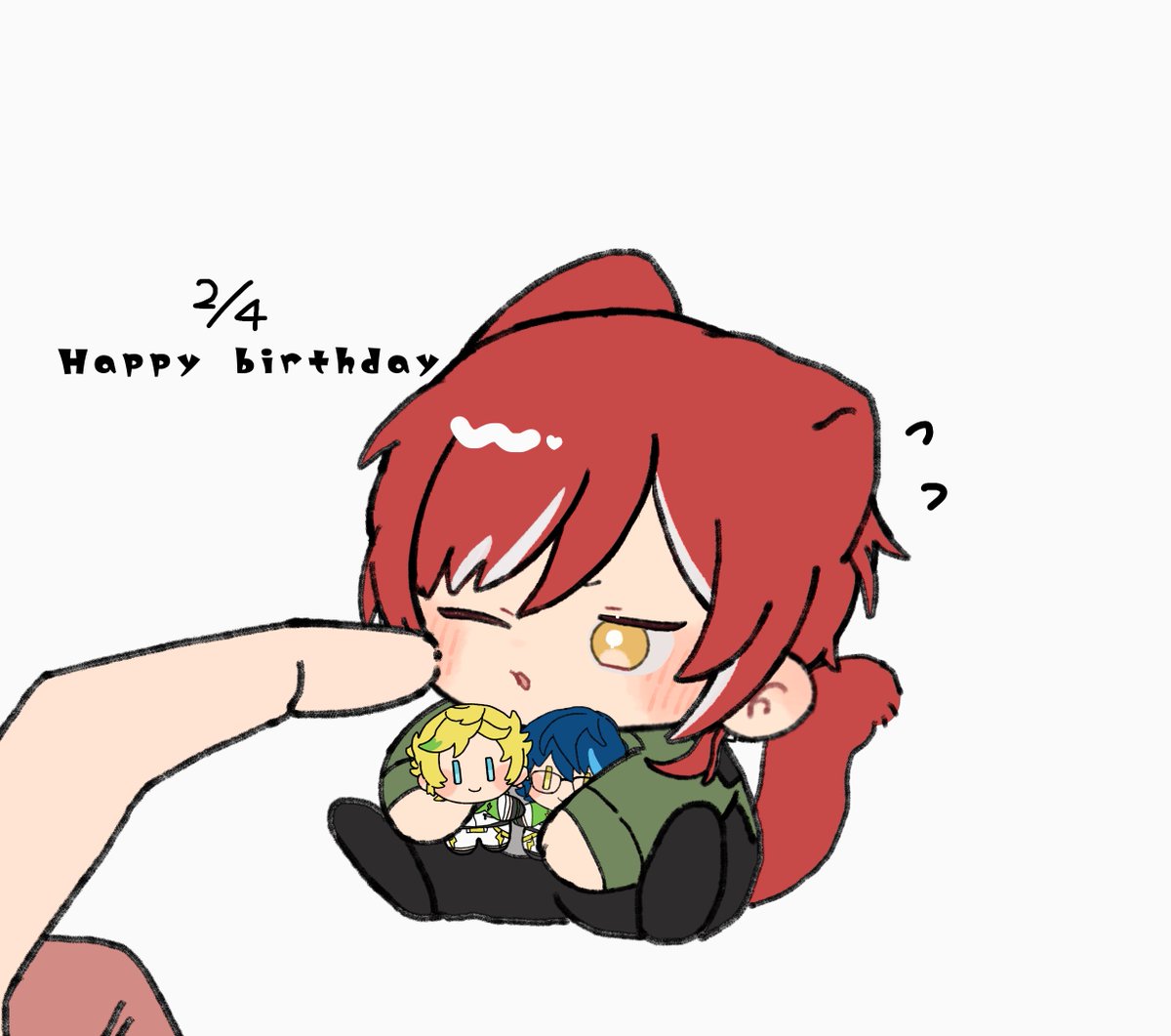 「おめでとう〜!!!!!ケモ #逆先夏目誕生祭2024 」|湯どうふ♨️のイラスト