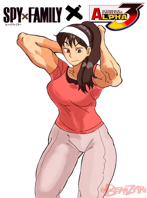 We've had Yor dressed like Chun-li, and Chun-li in the SPY X FAMILY style, so what about 