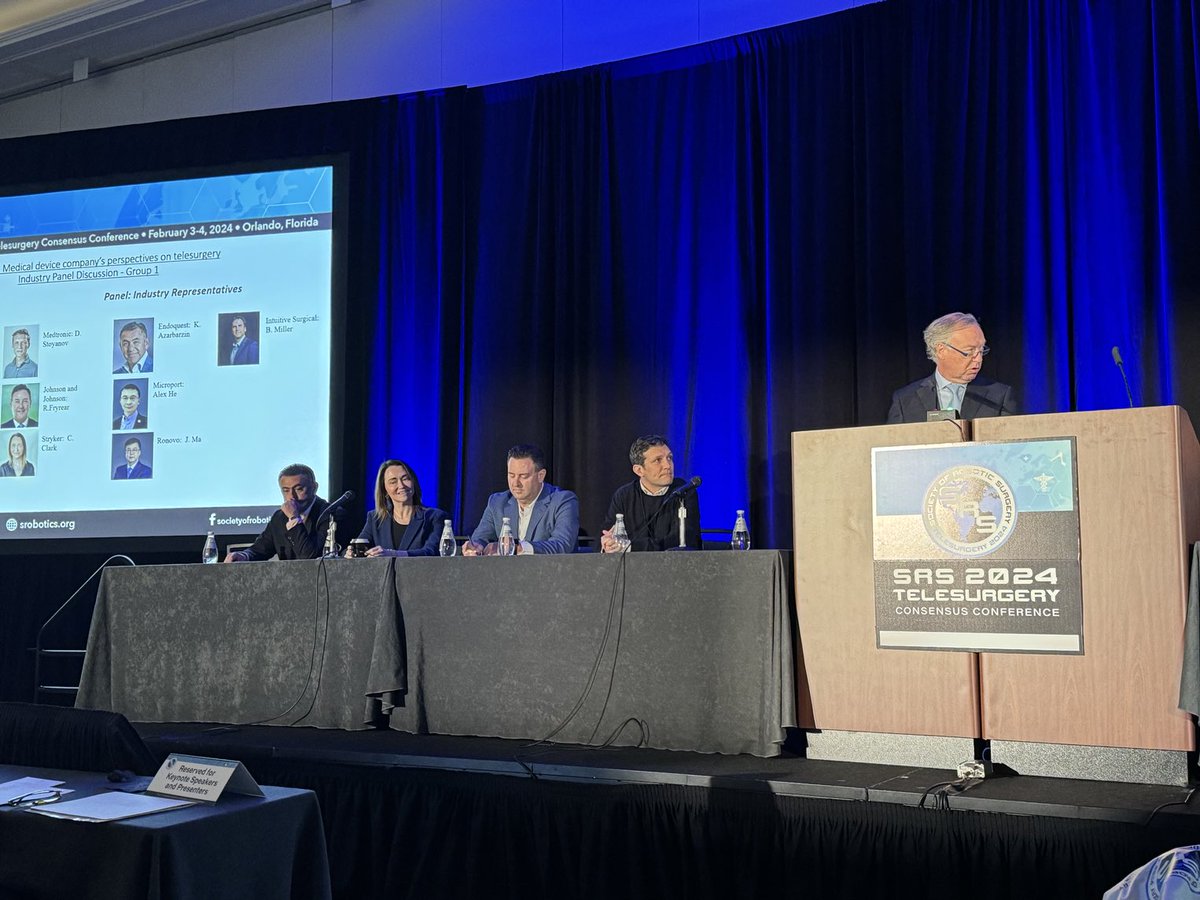 ⁦<a href="/DanStoyanov/">Dan Stoyanov</a>⁩ contributing to the evolving conversation on the potential benefits and risks of telesurgery ⁦<a href="/socroboticsurg/">Society of Robotic Surgery | SRS</a>⁩ Telesurgery meeting