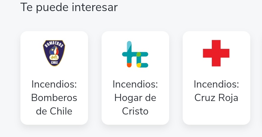 Christsaurus's tweet photo. En la app de Banco Estado se habilitó la opción para donar a estas instituciones por el tema de incendios en la región de Valparaiso. Yo ya hice mi aporte!

#IncendioForestal #Valparaiso https://t.co/TfIK8XS4qH