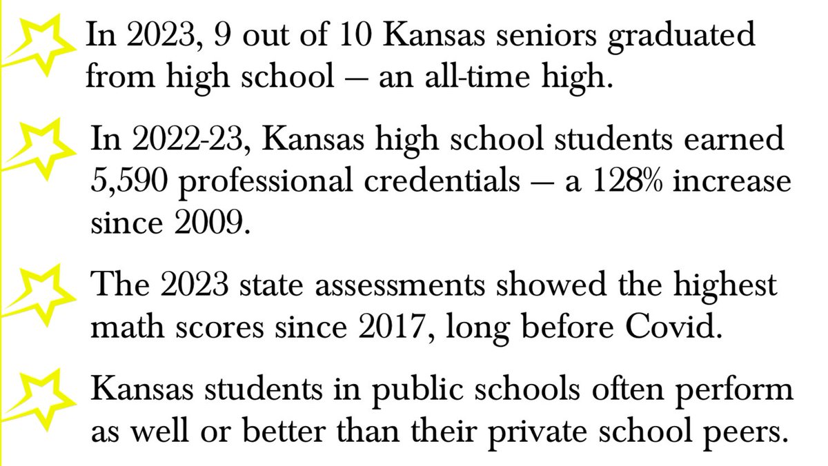 leahfliter's tweet image. KASB is proud to fight for #ksed public schools. Sadly, some in the #ksleg make false claims to justify 10 yrs of unconstitutional $ and their stubborn refusal to #FullyFundSPED. Join us in supporting ALL KS kids.