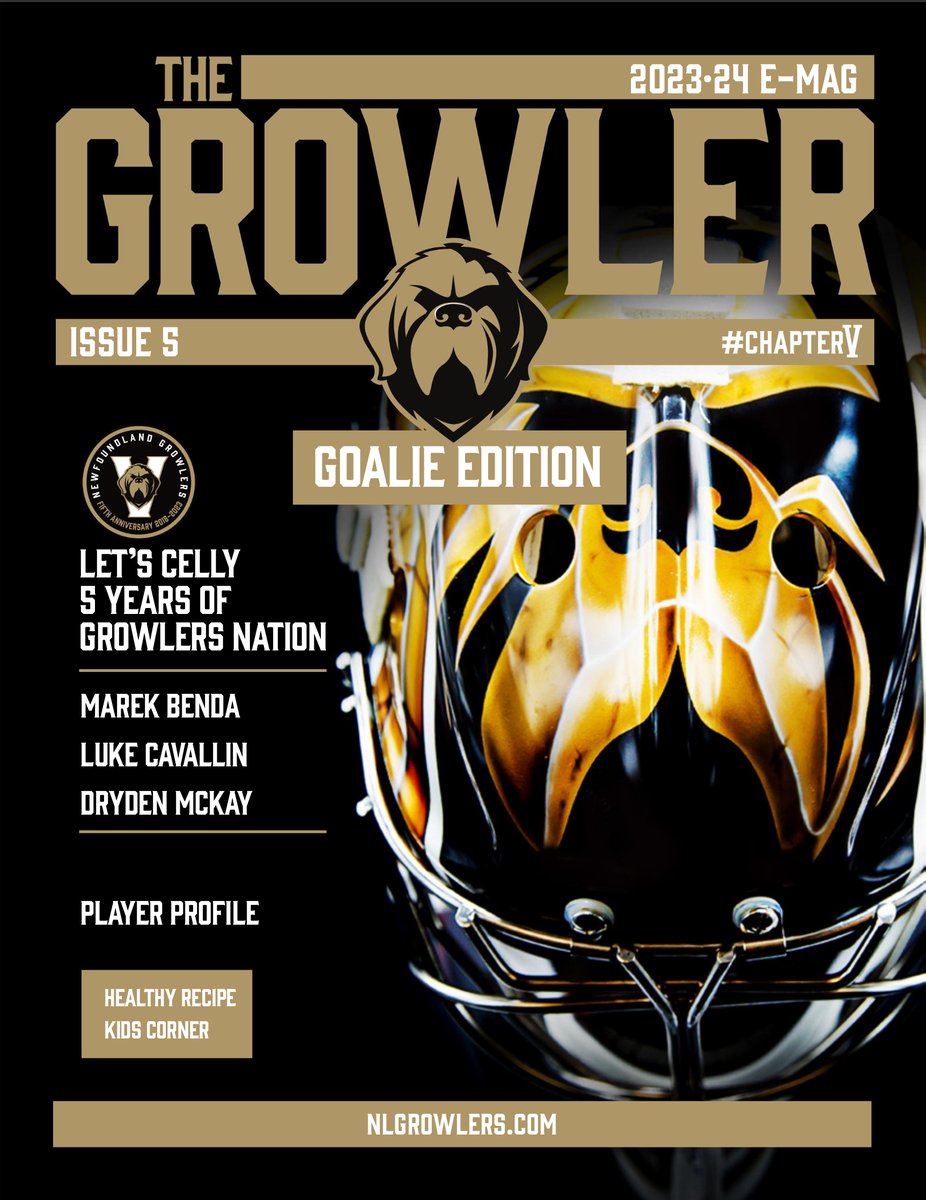 Huge thanks to @GrowlersBallard for capturing my journey and sharing it with the hockey community. 📰✨ 

Feeling grateful for the work I get to do everyday! 🙏🥅 

issuu.com/nlgrowlers/doc…