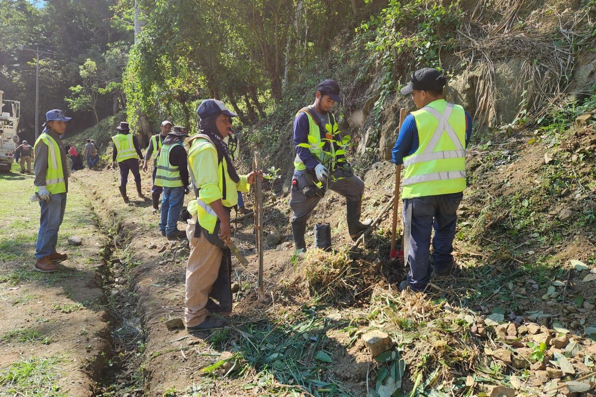 GerAmbienteSPS's tweet photo. Como parte del programa "Sábados de Voluntariado", impulsado por la administración del alcalde Roberto Contreras, nuestra Gerencia de Ambiente se unió a la limpieza de la nueva escuela en la colonia La Pita, sector Cofradía, previo al inicio de clases.

#SanPedroSula #SPS https://t.co/lf5xd9UMGj