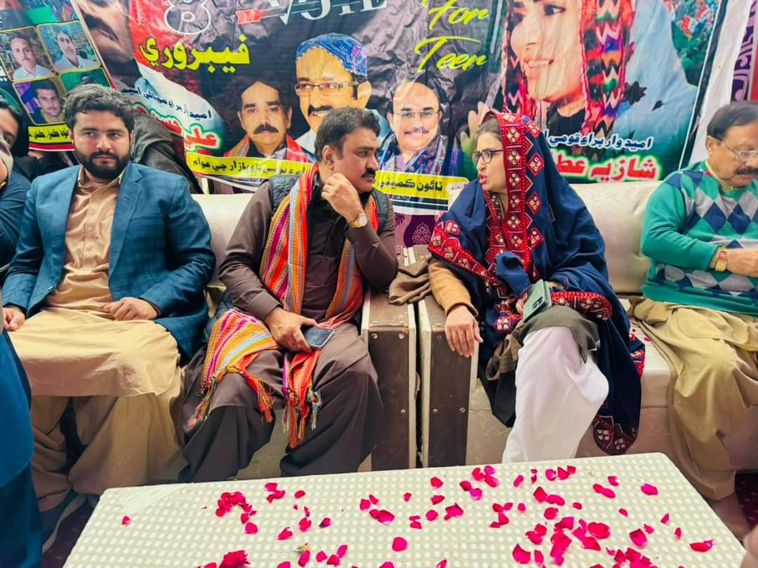 ImranKaimKhani_'s tweet photo. پاکستان پيپلز پارٹی امیدوار #NA209 شازیہ عطا مری، امیدوار #PS41 علی حسن ہنگورجو کا اليکشن مہم کے سلسلے میں کنڈیاری سٹی میں کارنر جلسے سے خطاب،
عوام کی جانب سے بھرپور حمایت کا اعلان ۔۔۔
@ShaziaAttaMarri @Anny_Marri https://t.co/1kdvqjou3w