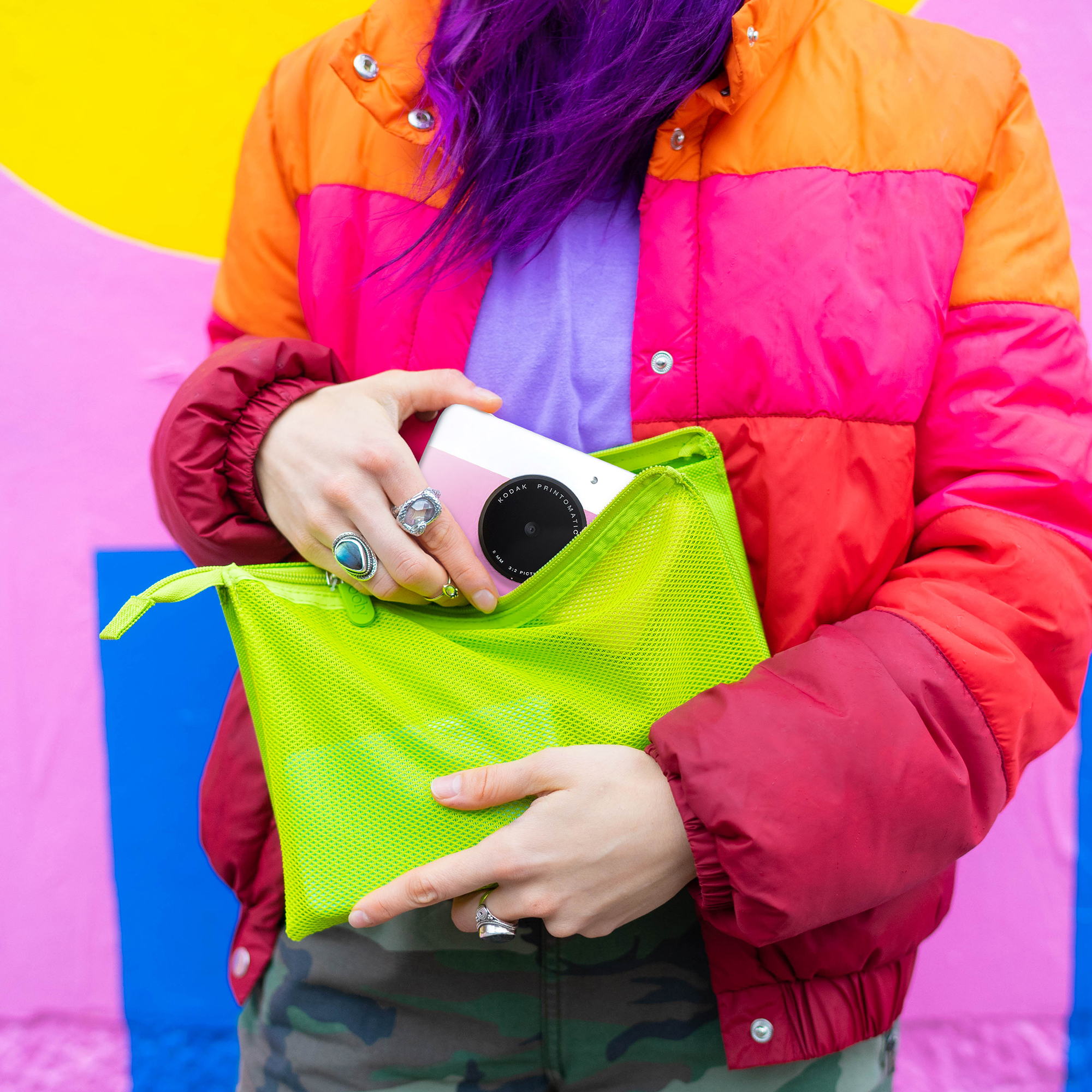 Kodak graphic hotsell colorblock anorak