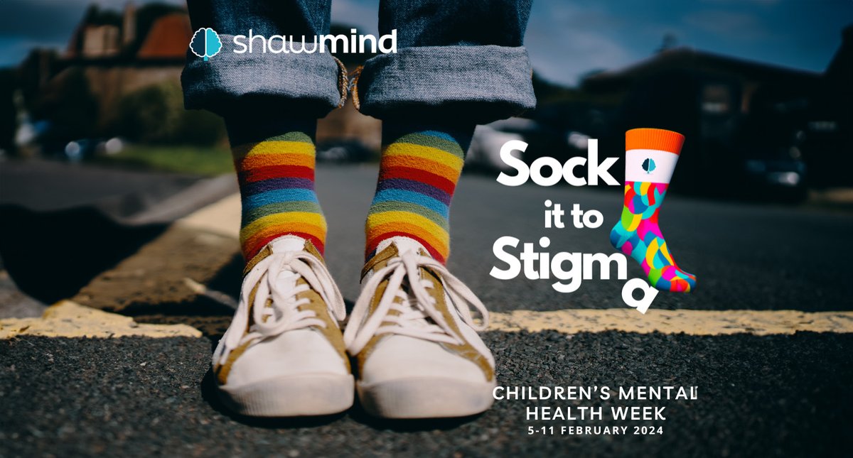 SheffieldStar's tweet photo. Wear crazy socks &amp; #SockItToStigma to support Children's Mental Health Week, Feb 5-11, for #Sheffield charity #ShawMind partnered by @steelershockey @SheffieldSharks &amp; @Hatters_BC.
Full @GW1962 story at https://t.co/SPEftX9E1D
Donate at https://t.co/LT2m1j2edV
#LeaveNoOneBehind https://t.co/WaKp4SB5jY