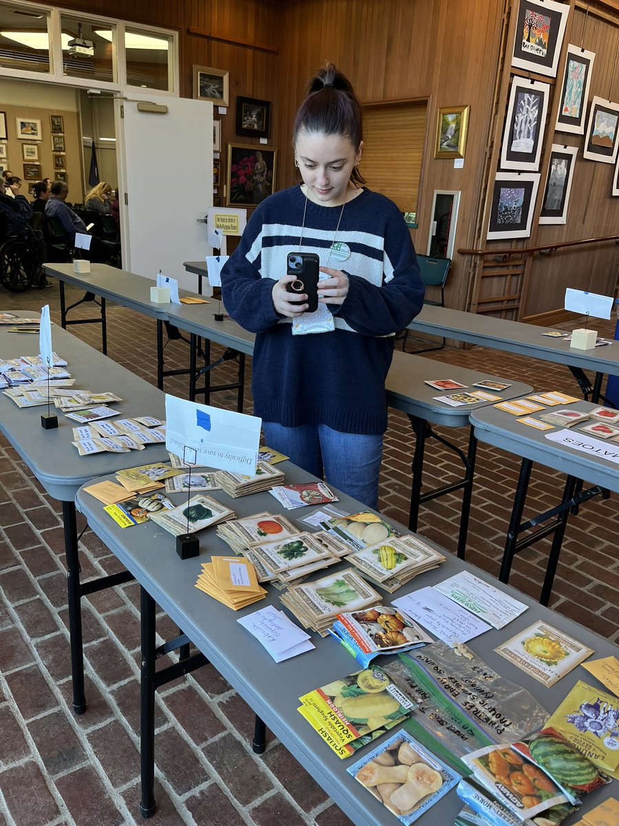 WDCGardener's tweet photo. Learning so much at the Washington Gardener Seed Exchange at #greenspringgardens #dmv #seedswap #gardendc #seedswapday #seeds #seedexchange https://t.co/3sqWY1onKW