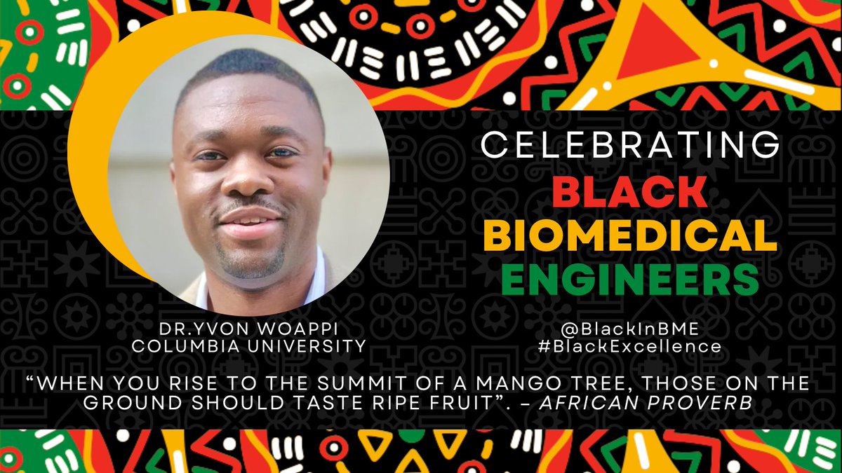 Today we highlight another superstar @DrWoappi whose work at @ColumbiaBME harnesses the molecular and biophysical drivers of tissue healing at the organ scale to develop better therapeutic strategies for patients. Want to give someone their flowers? bitly.ws/zCMp