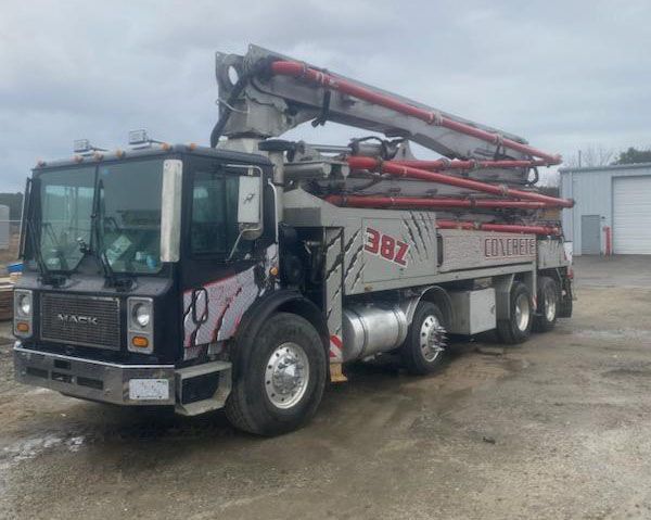 ConcreteTrucks's tweet photo. 2006 #Putzmeister 38M boom pump in great condition, ready to ship . More details on our site: https://t.co/KjlOlSGXoA https://t.co/PjhpVf9Xo9