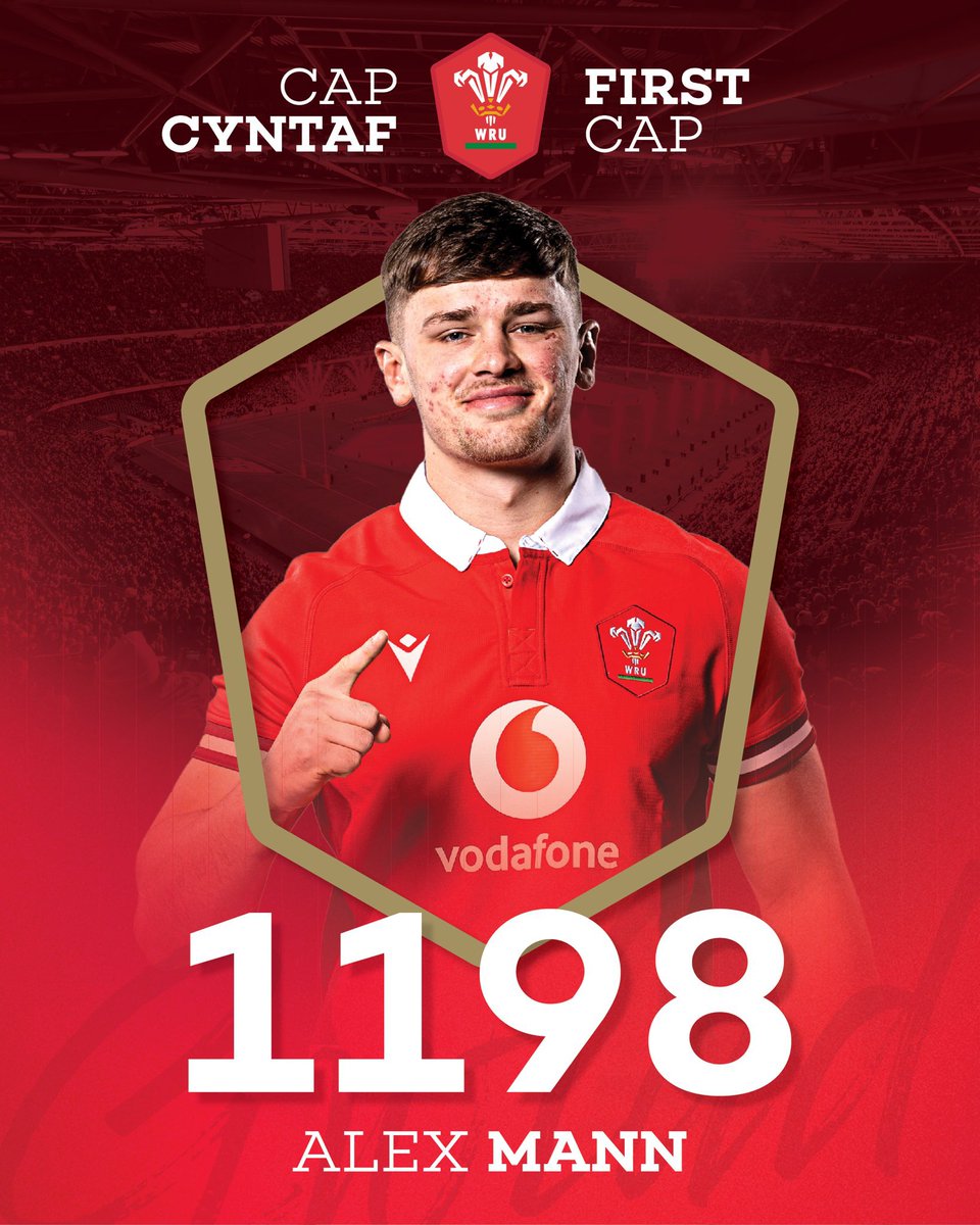 Another Snake earning a cap for @WelshRugbyUnion today. Alex joins the list of Welsh International from our great club!💛💙 Well done @_alexmann on your debut & a bonus of getting over the try line! Family & Club are proud of you!❤️