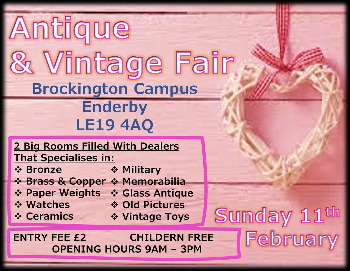if your an antique lover or general collector this is the place to be… you should could even pick up a little something for your loved one.#ValentinesDay we have stacks of jewellery silver gold vintage items and so on.. @antiques_atlas @Memorie78326200