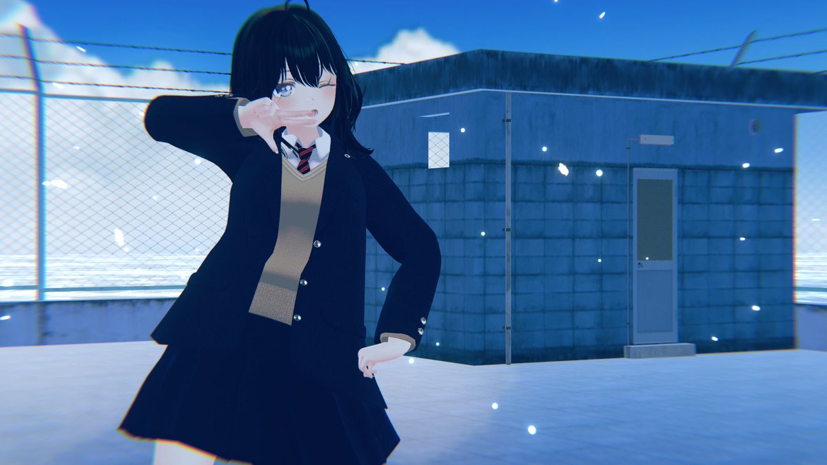 week_end_8888's tweet photo. MMDワールドはシャッターのタイミング難しいね。 https://t.co/s43FBXONpO