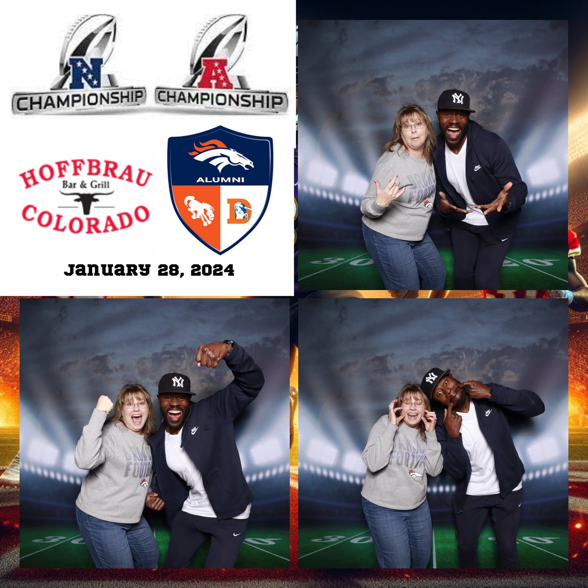 Had fun at the @Broncos alumni watch party last Sunday. @BroncosLegacy @HoffbrauCO