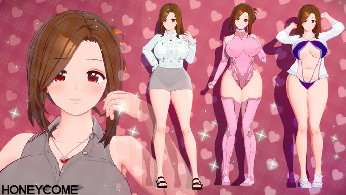 #ハニカム
SD頂きました。ママン立ち絵〜 