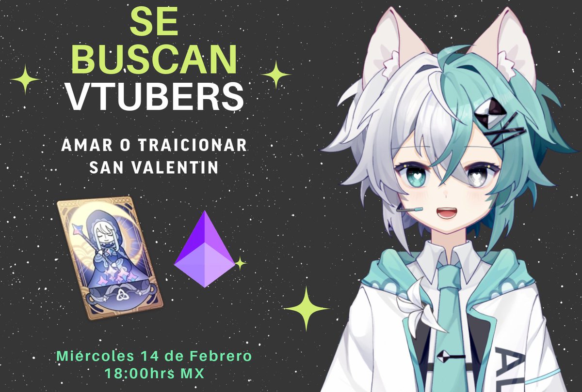 EingelVT's tweet photo. 🔴ESTOY BUSCANDO #Vtubers  y #Streamers

Como me han estado pidiendo, haré una edición especial de amar o traicionar

Requisitos:
-Registrarse en el link del comentario
-🔁 + 🩷
-Jugar Genshin

🚨Habrán 16 cupos

👇Etiqueta a tu creador favorito para que participe 👇 https://t.co/LJ2LQyl8eL