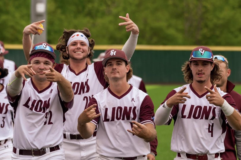 FHU Lions Baseball (@fhu_lions) on Twitter photo LIONS SWEEP🧹🧹🧹🧹
GM4 Final: 10-4
SP - M Riley: 3IP, 5H, 2R, 2K
RP - Fitzwilson: 2IP, 1H, 0R, W
RP - Bennett: 2IP, 0R, 2K
RP - Hamilton: 1IP, 2K
RP - Jennings: 1IP, 1R, 1K
Anderson: 3-4, 3R, 4RBI
Smithson: 2-4, 2R, 1RBI
Spring: 2-3
Lawson: 1-1, 2RBI
<a href="/CajunCollision/">Cajun Collision</a> ⬆️ next! LIONS SWEEP🧹🧹🧹🧹
GM4 Final: 10-4
SP - M Riley: 3IP, 5H, 2R, 2K
RP - Fitzwilson: 2IP, 1H, 0R, W
RP - Bennett: 2IP, 0R, 2K
RP - Hamilton: 1IP, 2K
RP - Jennings: 1IP, 1R, 1K
Anderson: 3-4, 3R, 4RBI
Smithson: 2-4, 2R, 1RBI
Spring: 2-3
Lawson: 1-1, 2RBI
<a href="/CajunCollision/">Cajun Collision</a> ⬆️ next!