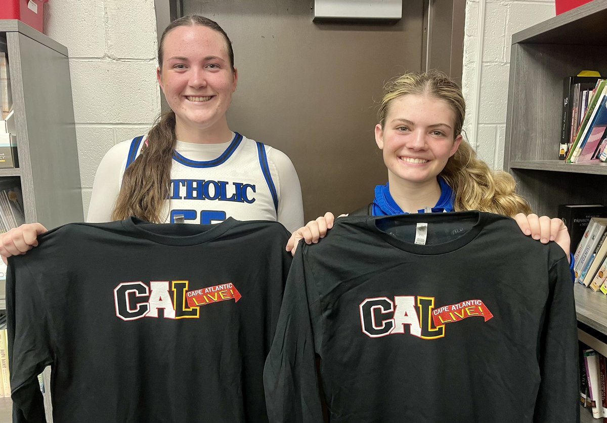 Cape-Atlantic LIVE Sports Media (@cal_livesports) on Twitter photo Senior Ava Vogdes and freshman Lola McGonigle are the One Off Marketing/Cape Atlantic Live Players of the Game after a 61-55 win over Wildwood.
#CapeAtlanticLive
<a href="/wcladycrusaders/">Wildwood Catholic Girls Basketball</a> Senior Ava Vogdes and freshman Lola McGonigle are the One Off Marketing/Cape Atlantic Live Players of the Game after a 61-55 win over Wildwood.
#CapeAtlanticLive
<a href="/wcladycrusaders/">Wildwood Catholic Girls Basketball</a>