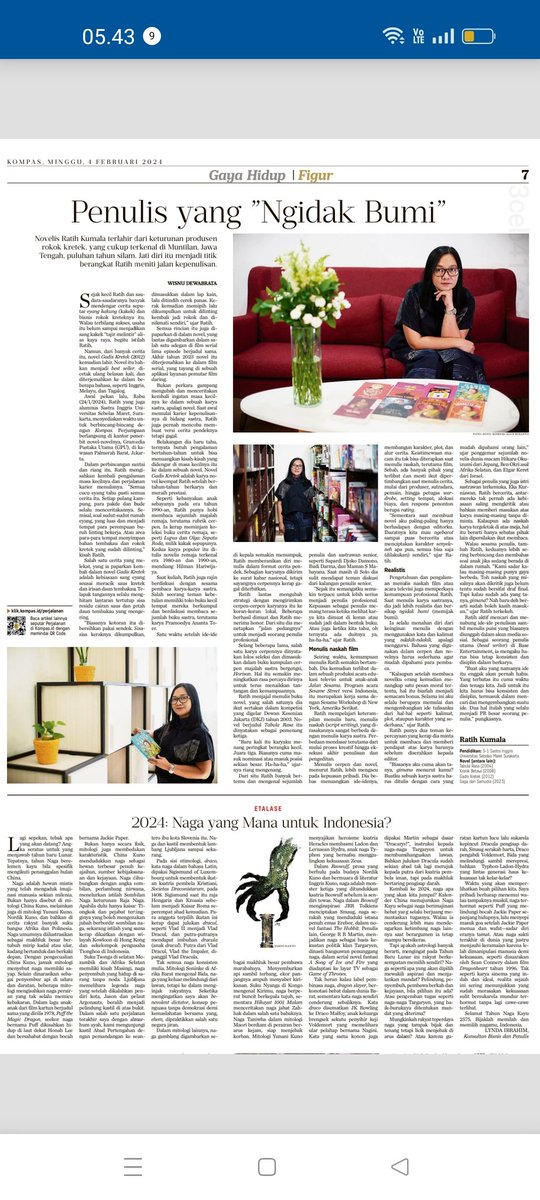 ridooetoro1's tweet photo. Cerpennya juga khas ini. Besutan pak guru @Masdarzainal dgn ilustrasi apik.
Beberapa kali nyimak #etalase besutan ibuk @lyndaibrahim bisa jadi panglipur+nguri-uri sejarah tradisi.
Namun kali ini bahasan naganya dominan manca. Apa ini karena naga lokal menyiratkan naga-naga(nya)? https://t.co/1fhvnz2gIb