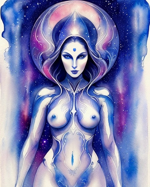 sexyAIhotness's tweet photo. #traveler #nude #celestialcore #ethereal #slender #delicate #beauty #floating #interstellar #blue https://t.co/4iJhb3ZrqC