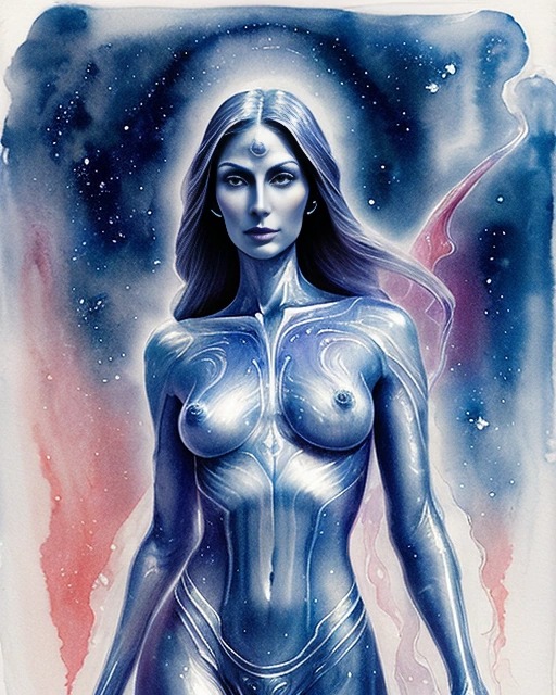 sexyAIhotness's tweet photo. #traveler #nude #celestialcore #ethereal #slender #delicate #beauty #floating #interstellar #blue https://t.co/4iJhb3ZrqC