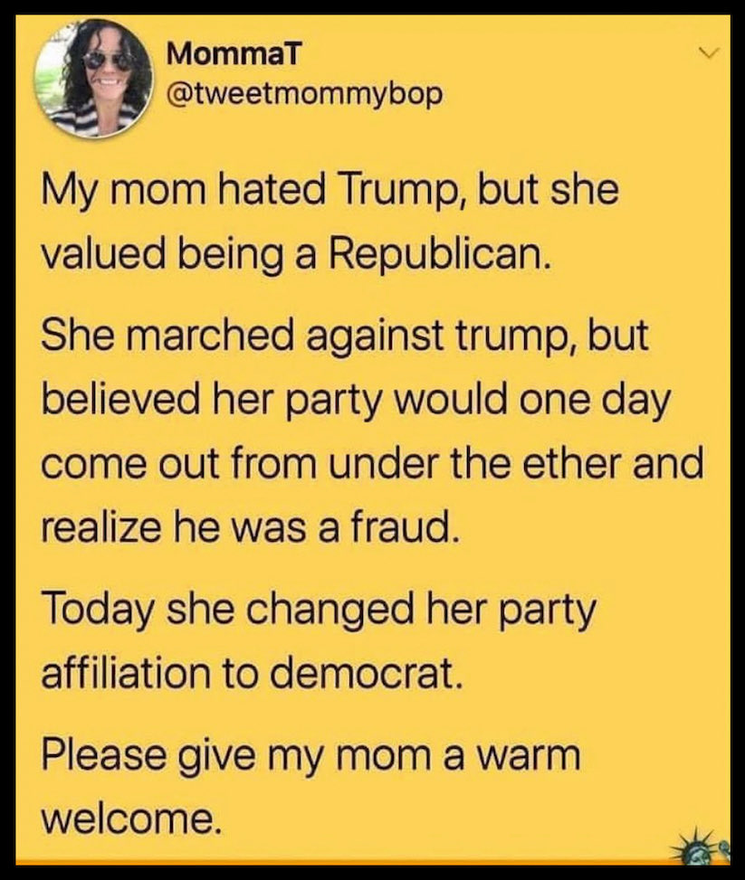 Drop a warm ❤️ for her mom! ❤️❤️❤️ @tweetmommybop #VoteBlue2024 💙