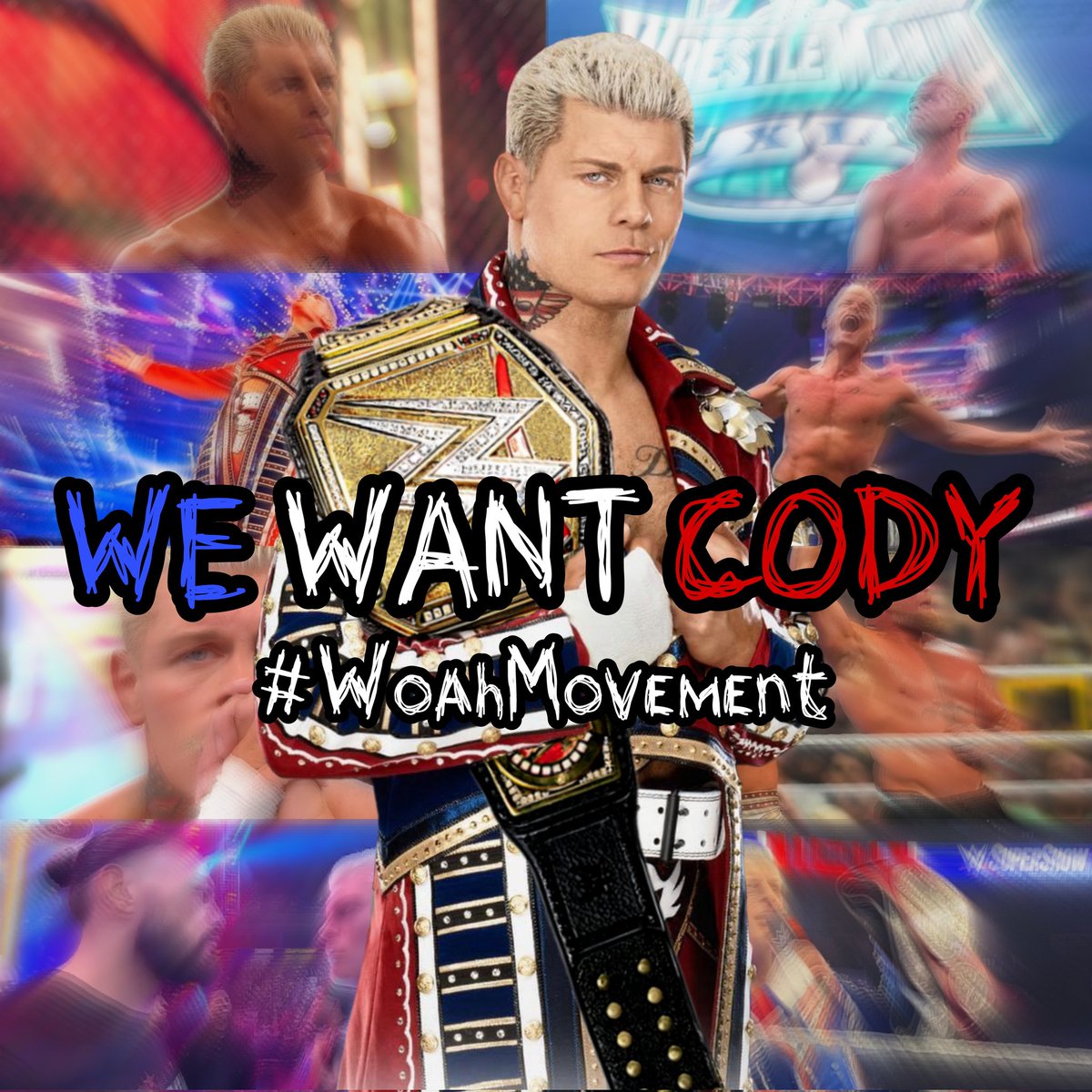 MikePer83005090's tweet photo. #WeWantCody 
Finish the story un WrestleMania 40
This is because of your father the American dream Dustyn Rhodes https://t.co/0XQ4b8d2p3
