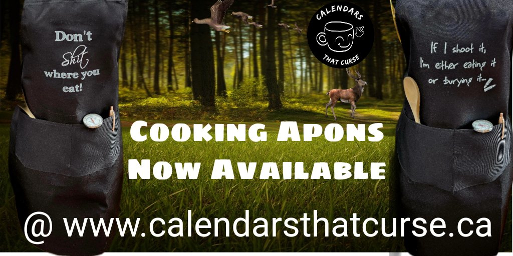 CursingCalendar's tweet photo. 💥Cooking APRONS now available @ https://t.co/UBUidUw9te
‼️Get them while they're still
#Legal ⚖️
#SupportLocal #shoplocal #BASED #kitchen #kitchenwear #Hunting #EatMeat #ThankAFarmer https://t.co/6WUrZCupem