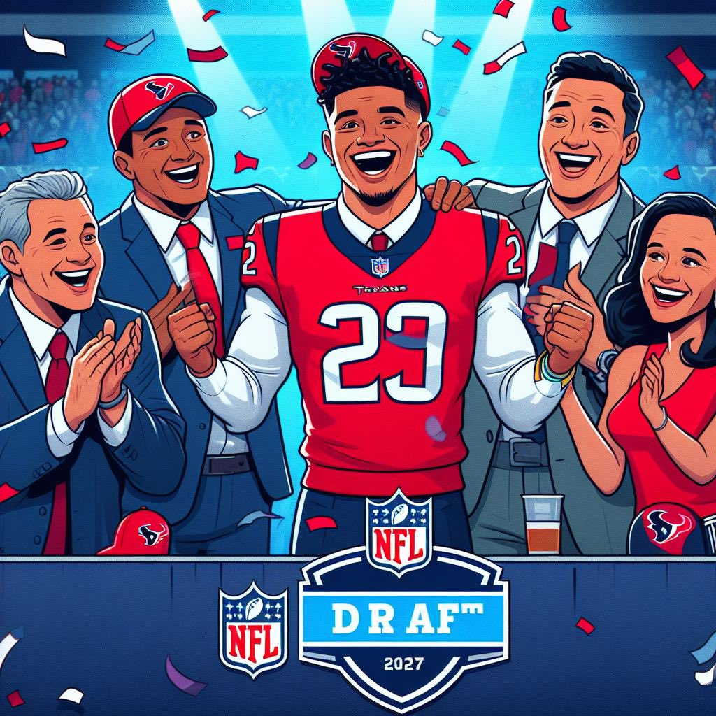 RZBrowns's tweet photo. NFL Draft 2027 - The Year of the Texan

A look back at our historic draft class that included 5 (!!!!!) first round selections! https://t.co/25YX0TvNd0