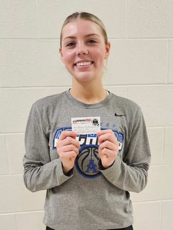 🏀 Antwerp wins 46-40 against Montpelier! Senior #21 Aewyn showcased an outstanding all-around performance, leading the team with clutch shots down the stretch. Her resilience ensured that every time Montpelier closed in, she had the answer! Congratulations Aewyn!