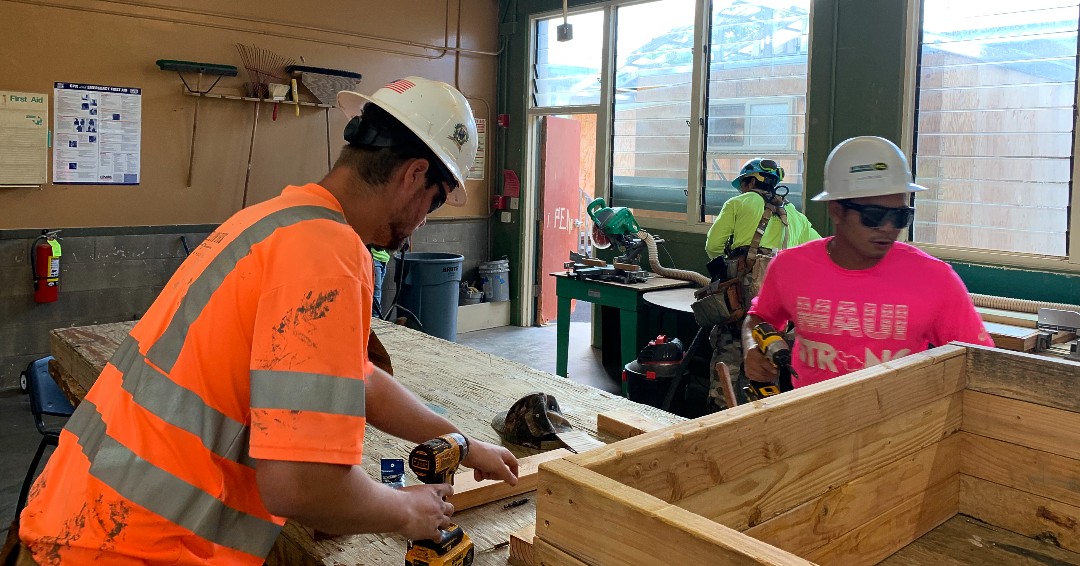 Hands-on training means future job triumphs. Apprentices work diligently in the classroom to prepare for real-world opportunities. #HCATFHawaii #HandsOnTraining #WorldOfOpportunity
