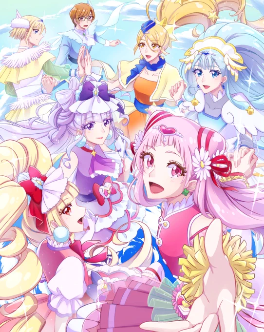 過去絵ですが…! 2/4HUGっと!プリキュア放送6周年!! おめでとう〜〜!!! 