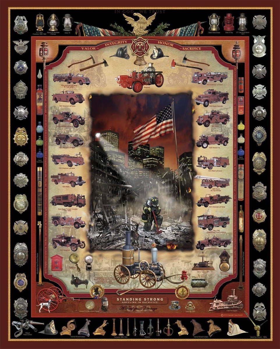 ConstanceCrouc2's tweet image. "Standing Strong, a tribute to firefighters 24" x 30" to purchase this print head to crouchhistoryart.com #firefighterofinstagram #firedepartment #firefighterchief #firefighterequipment#fireengine #firefighterposts #firefighteroftwitter #burlesonfirefighter#crowleyfirefighters