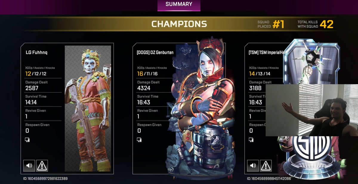 Genburten's tweet photo. 42 bomb ranked w/ the boyzz https://t.co/D8vqnEcKf7