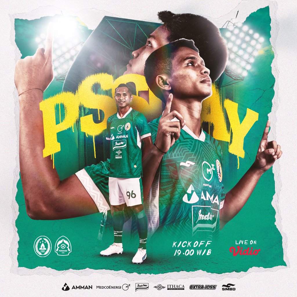 PSSleman's tweet photo. 𝙂𝙤 𝙖𝙡𝙡 𝙤𝙪𝙩 𝙖𝙣𝙙 𝙜𝙚𝙩 𝙩𝙝𝙖𝙩 𝙬𝙞𝙣, 𝙎𝙪𝙥𝙚𝙧 𝙀𝙡𝙟𝙖! 🦅

 #PSS #MoveForward #PSSvsPersikabo #PSSday https://t.co/JG5fP7Q7oB